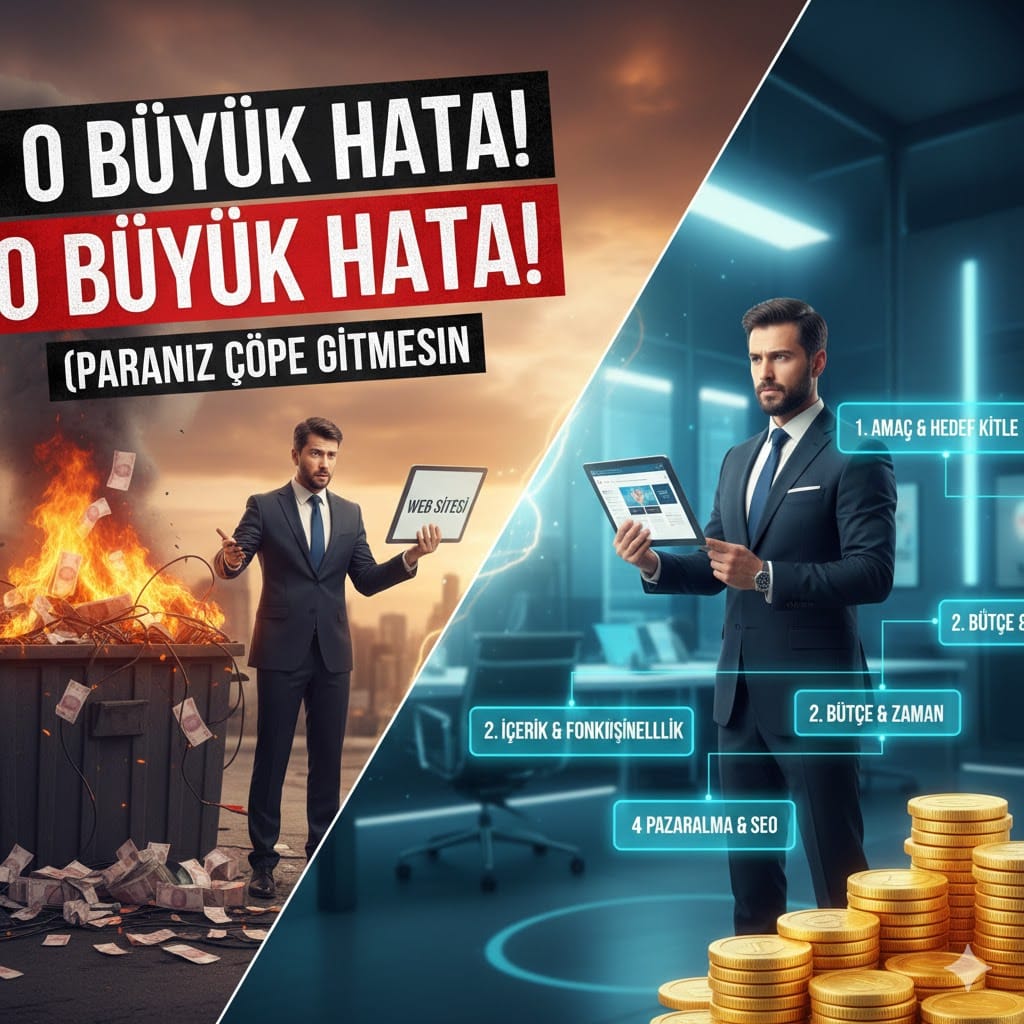 Web Sitesi Yaptırırken Herkesin Yaptığı O BÜYÜK HATA! (Paranız ÇÖPE GİTMESİN) 1 Web Sitesi Yaptirirken Herkesin Yaptigi O BUYUK HATA Paraniz COPE GITMESIN
