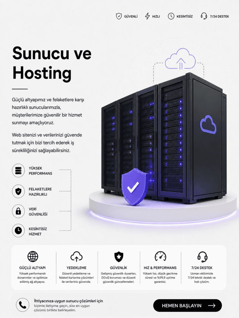 sunucu ve hosting